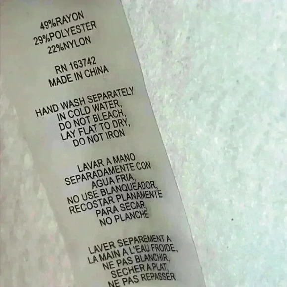 Milano Women's Sweater Size Small Black Rayon Blend Dolman Sleeve - Picture 4 of 6